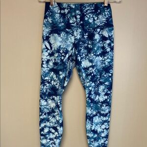Lululemon Athletica Blue Artistic Leggings
